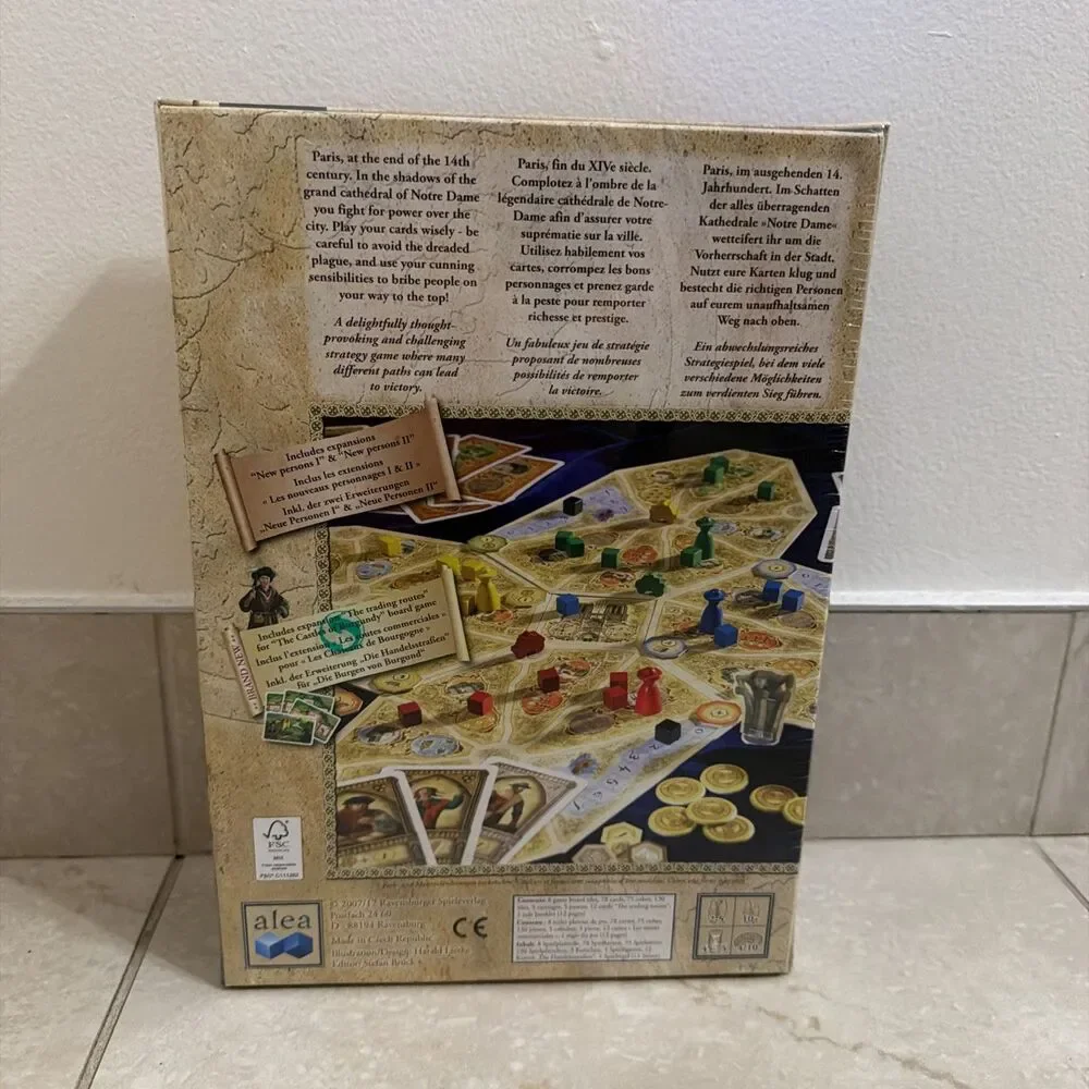 Notre Dame 10th Anniversary Edition Stefan Feld 2017 Board Game Alea Sealed New
